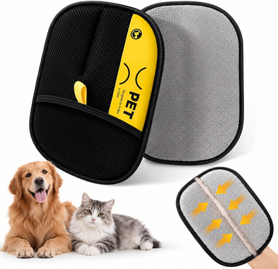 Lofix™ – Statisk Hårfjerningshanske for Hund &amp; Katt