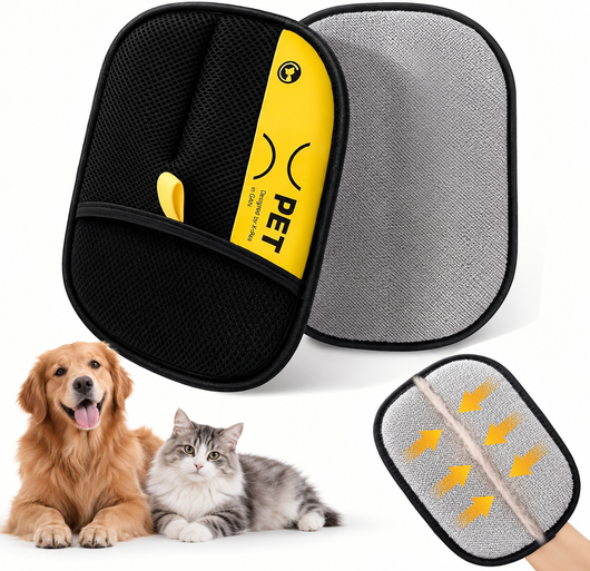 Lofix™ – Statisk Hårfjerningshanske for Hund &amp; Katt